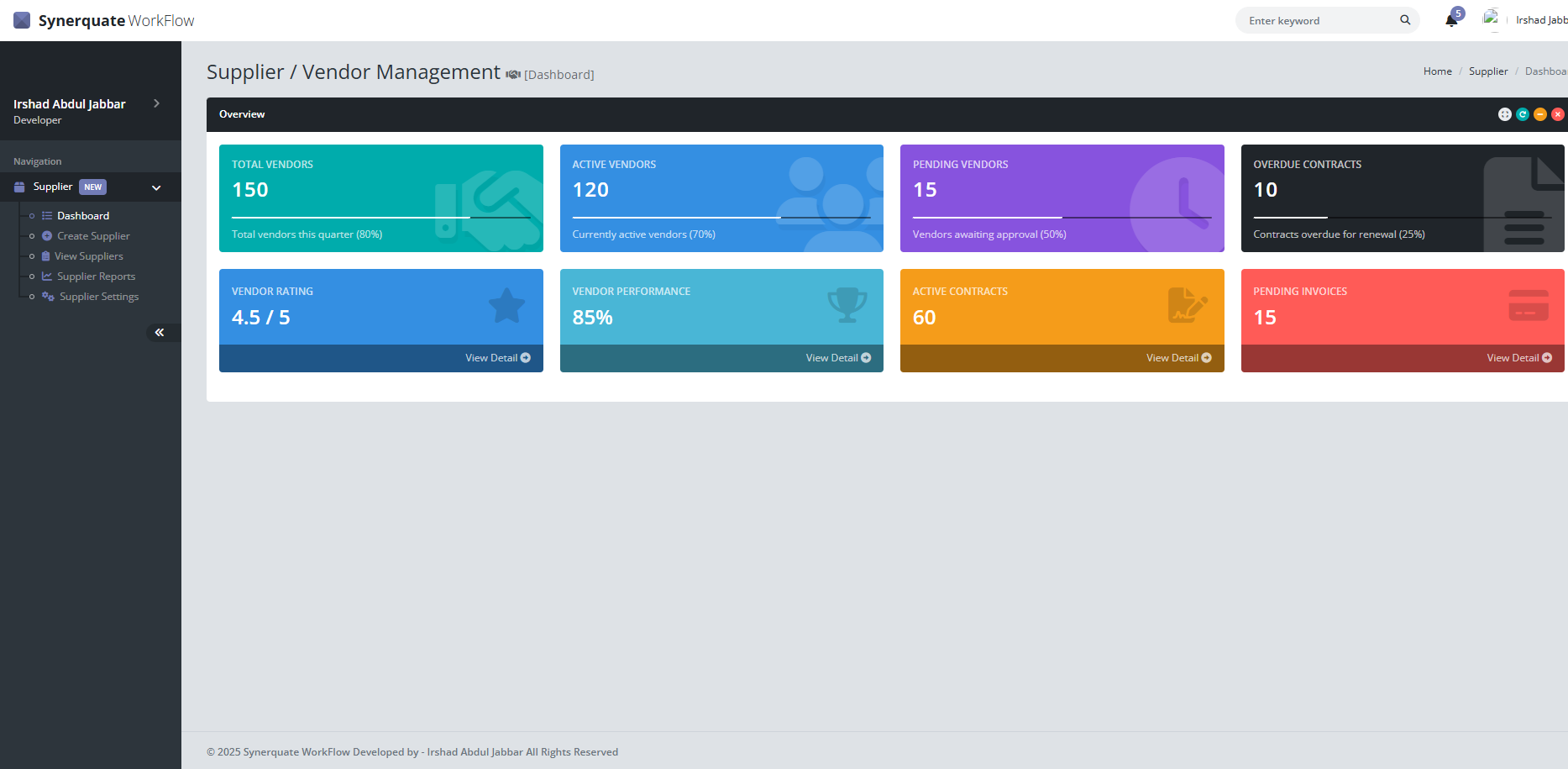 Synerquate WorkFlow